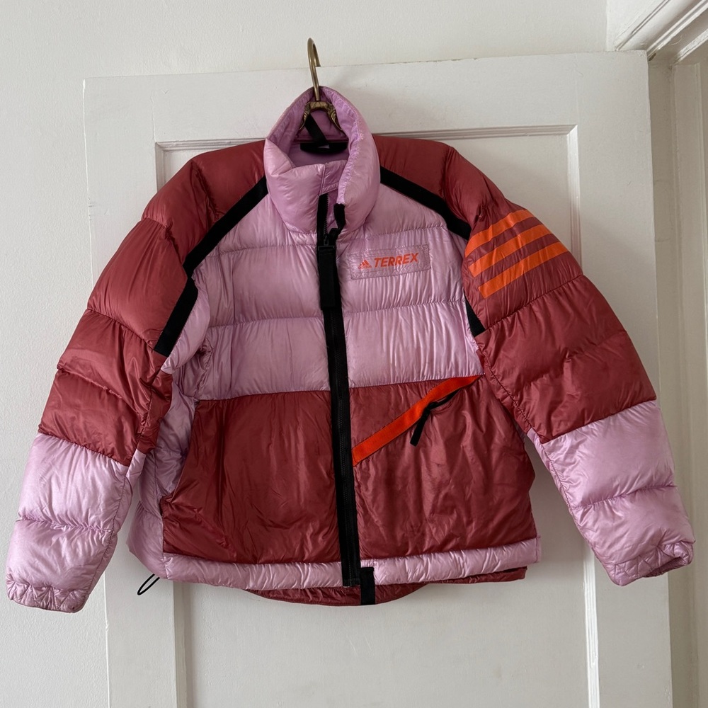 Adidas Terrex Cropped Down Puffer Jacket - Size M - image 3